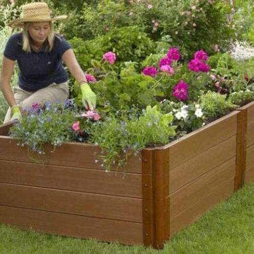 باغ مرتفع و باغبانی در بستر آن