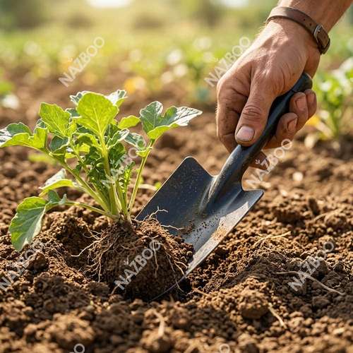بیلچه باغبانی فلزی طرح تایوان