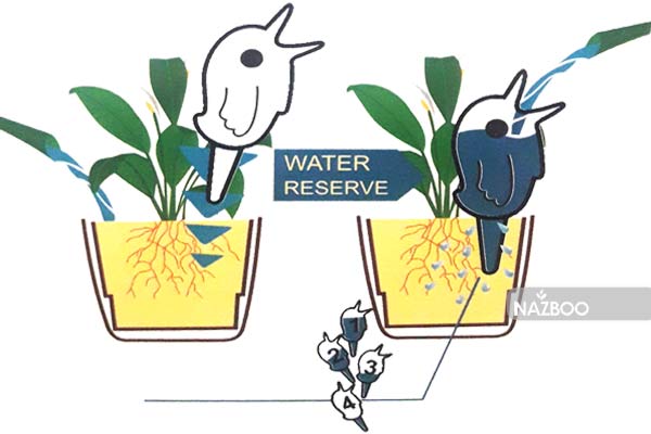 دستگاه آبیاری هوشمند گلدان و گیاهان زینتی آپارتمانی